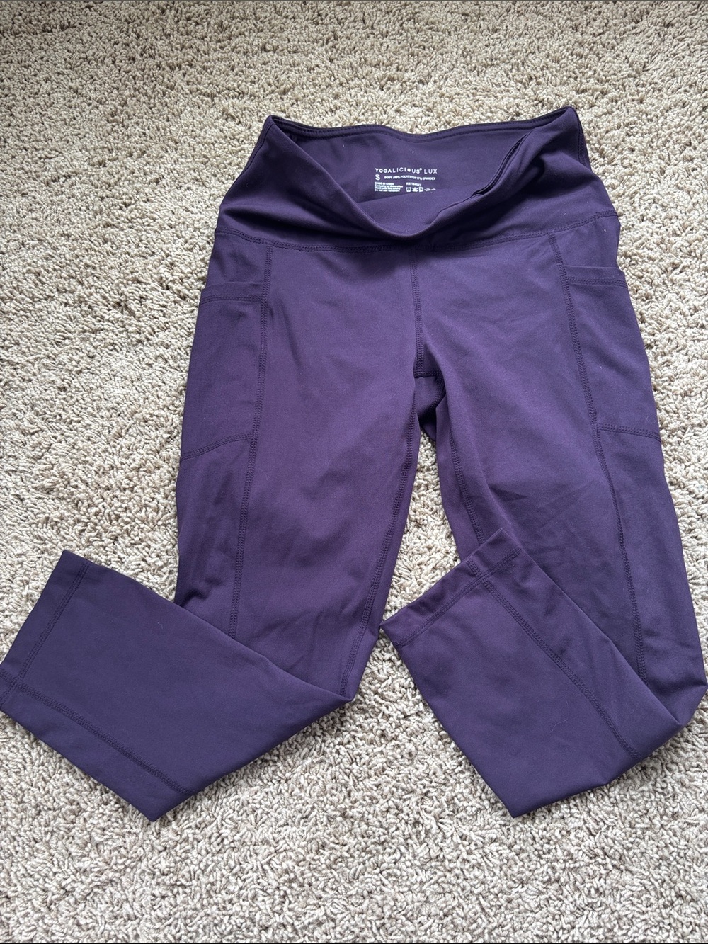 Yogalicious Plum Purple Kids Leggings